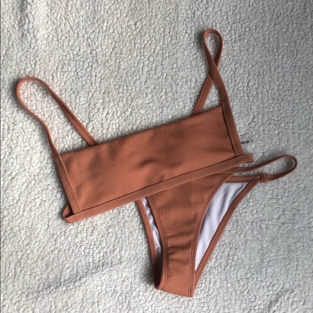 BRAND NEW SHEIN Peach Bikini Set - Picture 1 of 6